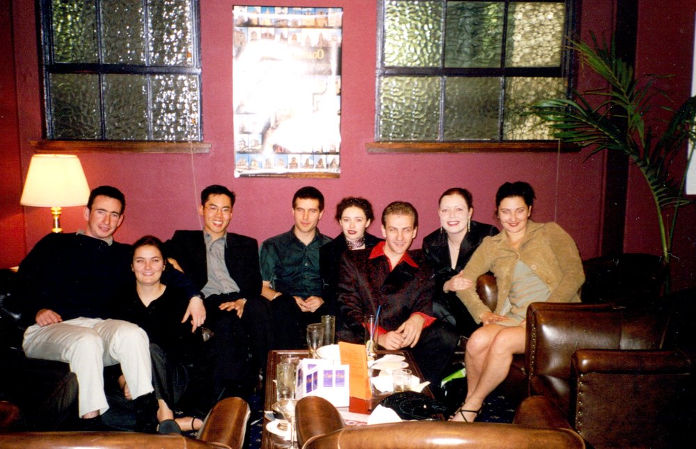 Carl and friends celebrating his graduation at RACA